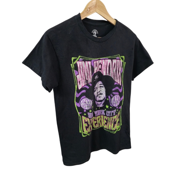NWOT Jimi Hendrix Graphic New York Experience Short Sleeve Tshirt Black SZ Small - Picture 4 of 13